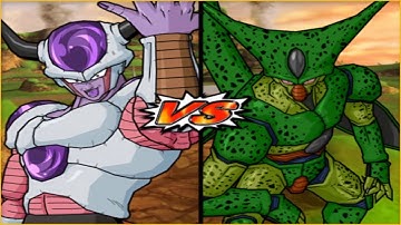 Dragon Ball Z: Budokai Tenkaichi 3 - 2nd Form Frieza VS 1st Form Cell [COM VS COM]