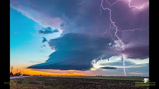 May 16 2021 Timelapse LP Supercell near Cofferville Texas  Tornado Tour StormWind