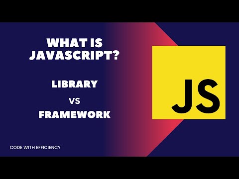What is Javascript?| Javascript Tutorial| Javascript Tutorial for beginners| Library vs Framework #1