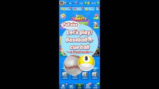 [Full] Let's play cue balls: Baseball in 9 ball mode⚾️ screenshot 4