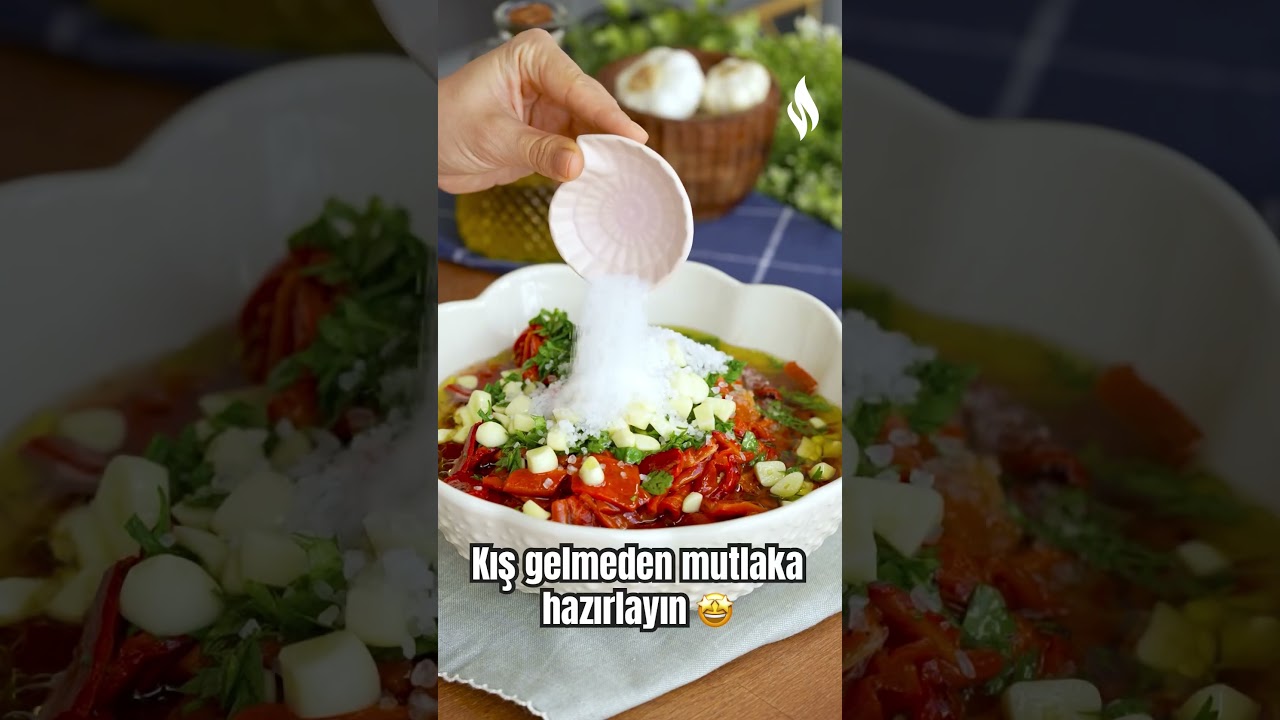 Kış Gelmeden Mutlaka Hazırlayın 🤩 Közlenmiş Kırmızı Biber Turşusu #nefisyemektarifleri