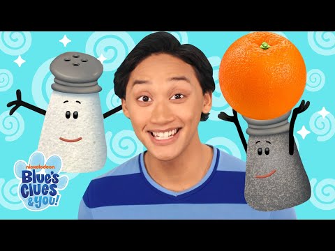 Learn How Oranges Grow w/ Josh, Blue, Mr. Salt & Mrs. Pepper! 🍊Blue's Clues & You!