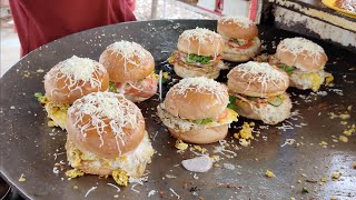 India's Most Loaded Egg Burger | Anda Burger | Indian Street Food