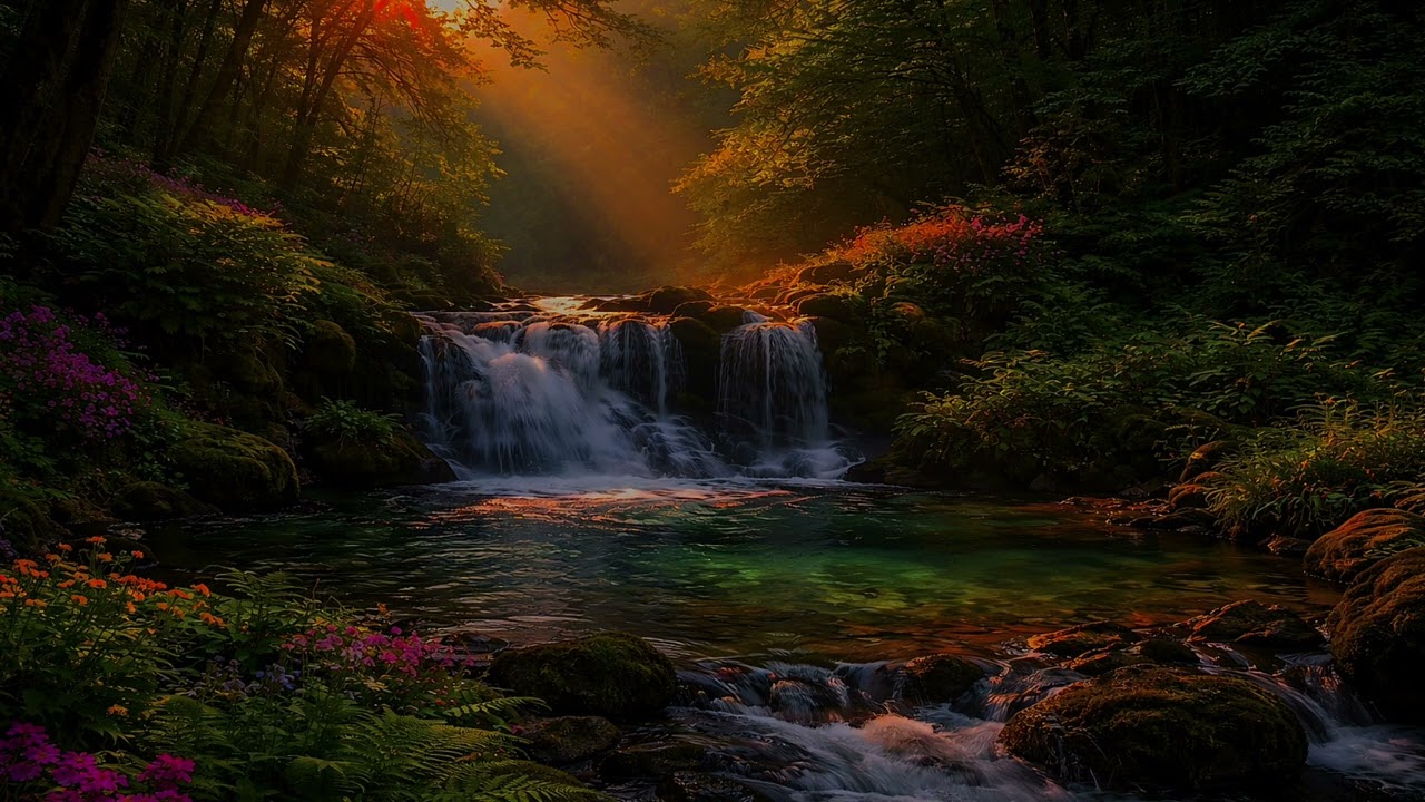 River Water Sounds for Sleeping 😴 Natural White Noise 