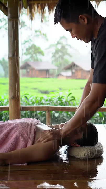 7 Massage Therapy in The Rain | Rain Sounds for Sleeping #heavyrain #usa #rain