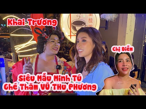 Video Siêu mẫu Minh Tú ghé thăm Thu Phương nhân ngày khai... - youtube