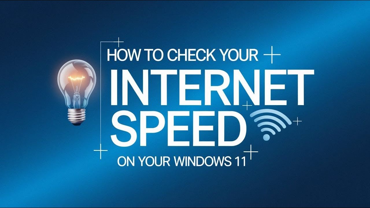 Test Speed Internet Windows R How to Run an Internet Speed test on your Windows 11 PC/Laptop - YouTube