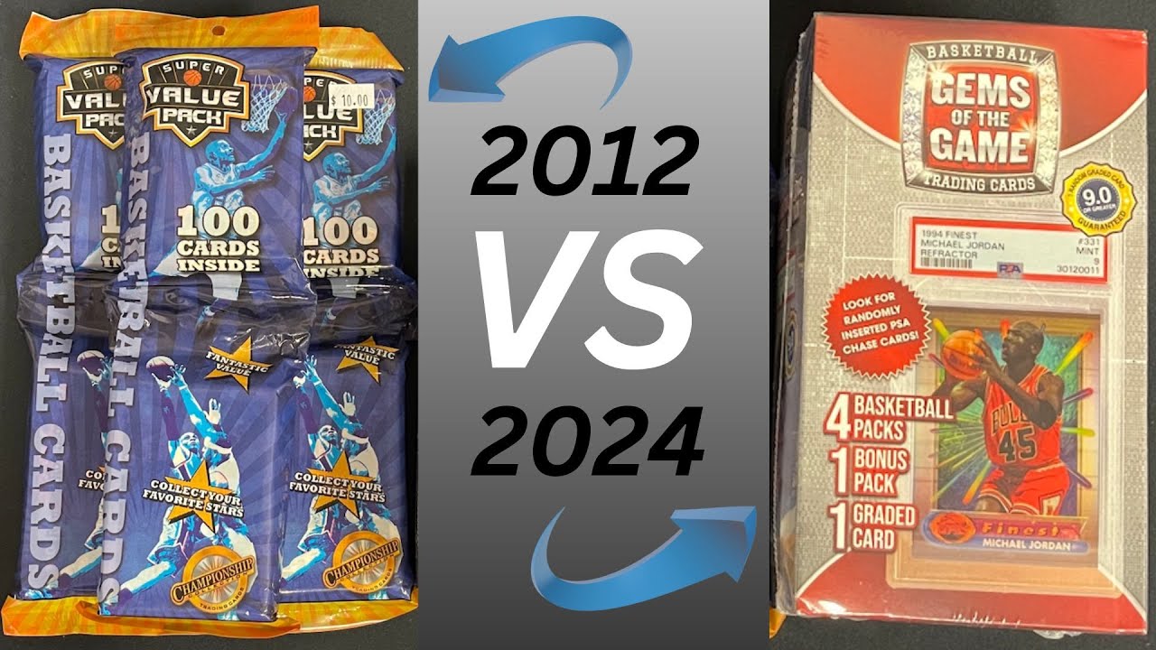 🚨CRAZY🚨2012 Super Value Packs vs Gems of the Game💎2024 🏀 MJ Holding Battle