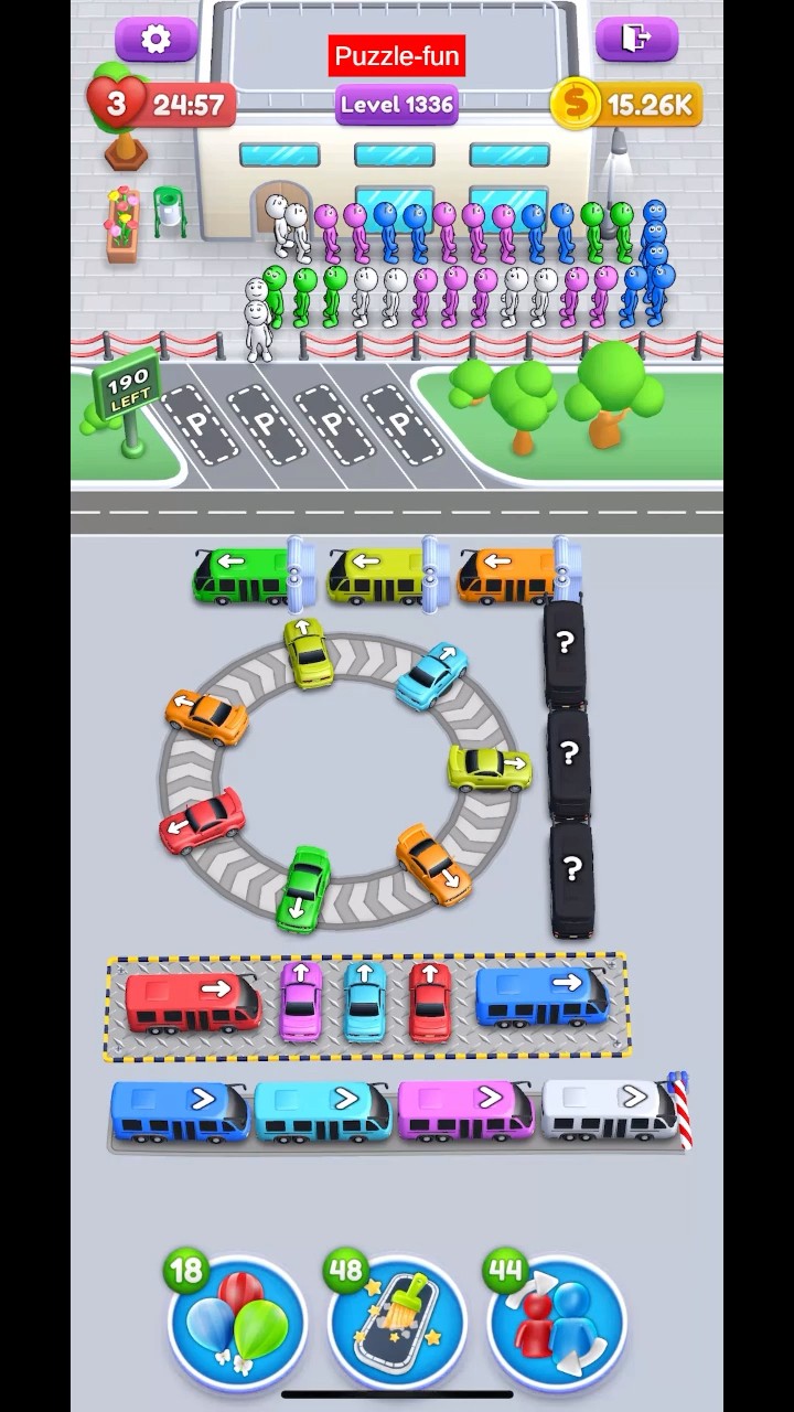 大混雑 / Overcrowded 3枚セット crowd express level 1336 #crowdexpress #game - YouTube