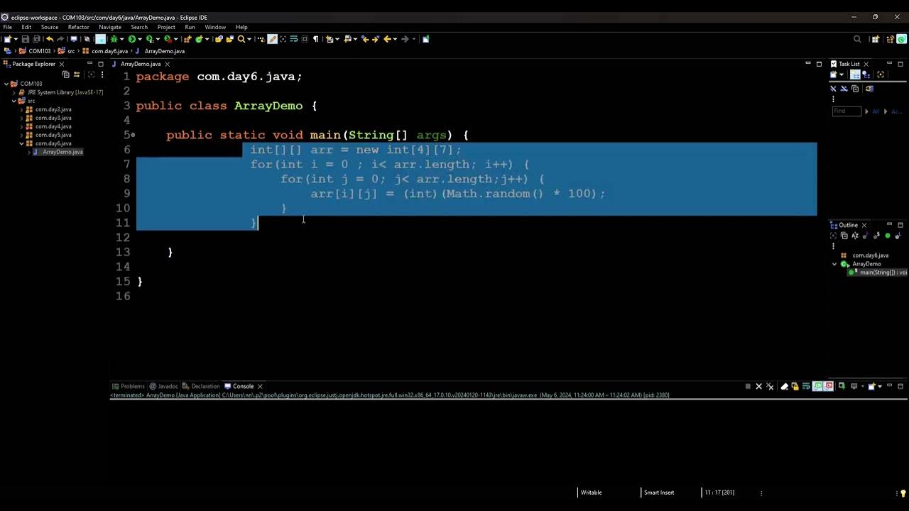 Day 7: Two-Dimensional Array - YouTube