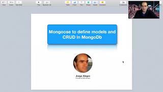 Mongoose to define models and CRUD in MongoDb