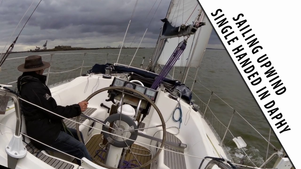 tacking a sailboat single handed