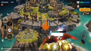 War Dragons - Level 37 Garnet Fomhar unboosted vs Level 311 defended