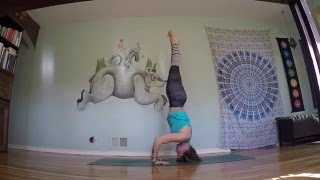 Tripod Headstand - From Egg Shape to Pike Press ❥