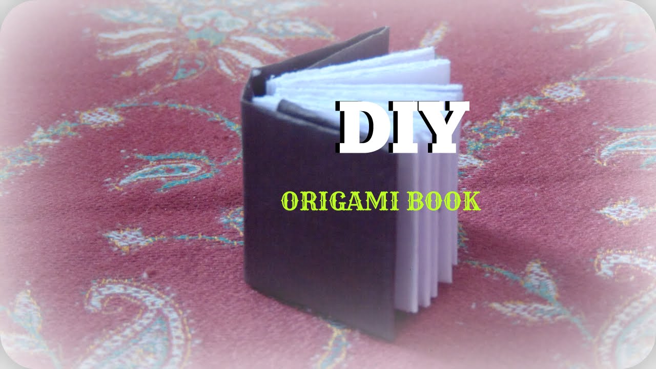 how to make origami book- easy & simple paper crafts - YouTube