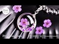 【UV レジン】ドライフラワーを使って、DIYブレスレットチャーム〜♪UV Resin - DIY Bracelet Charm with Dried Flower.