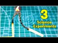3 SCIENCE EXPERIMENTS | EASY SCIENCE EXPERIMENTS 💡