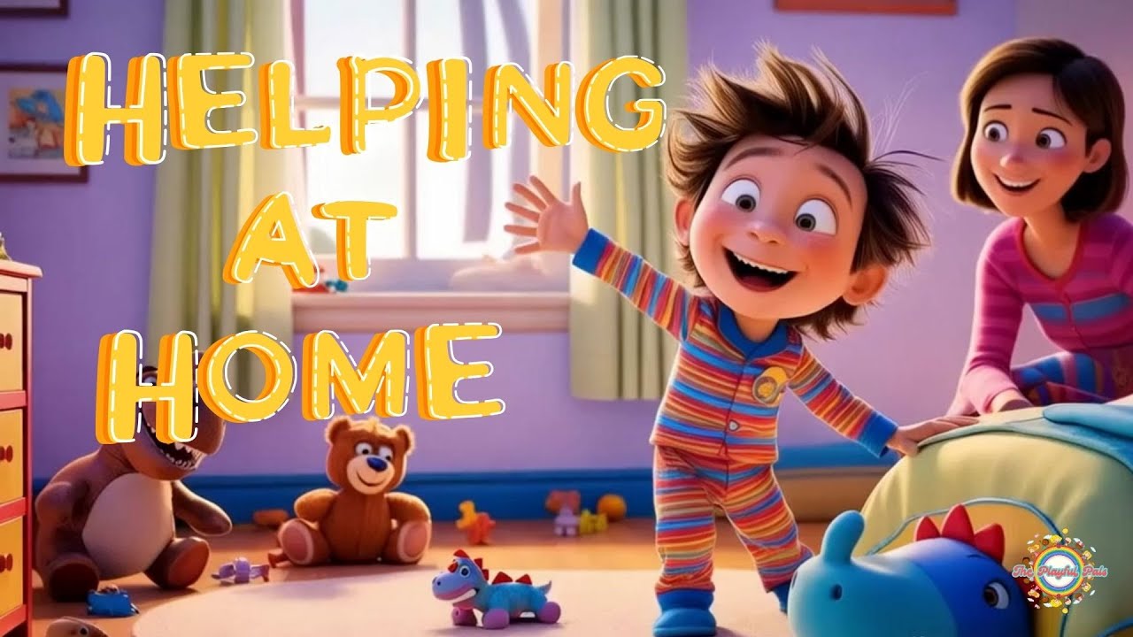 Helping at Home Song | Fun Chores for Kids | Learn to Help Around the House!