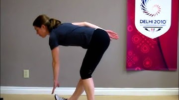 Dynamic Hamstring Stretch - Toe Touch
