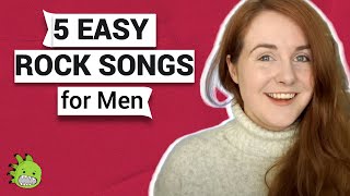 5 Easy Rock Songs For Men To Sing