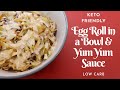 KETO Eggroll in a bowl & Yum Yum Sauce🥗Easy Low Carb Recipe