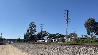 Full video of refurbished  cab car 6901 passing by with a 4 tap #train #railfan #amtrak ￼