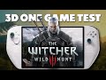 ABXYLUTE 3D one Witcher 3 test 2D and 3D.