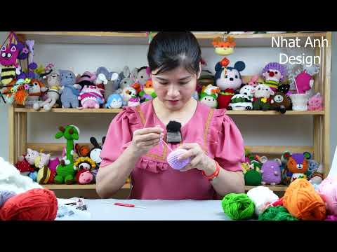 Hướng dẫn làm chú kiến ôm lá dễ thương bằng len - [PART 2] | Nhat Anh Design
