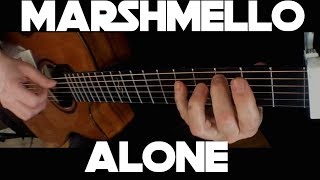 Kelly Valleau - Alone (Marshmello) - Fingerstyle Guitar chords
