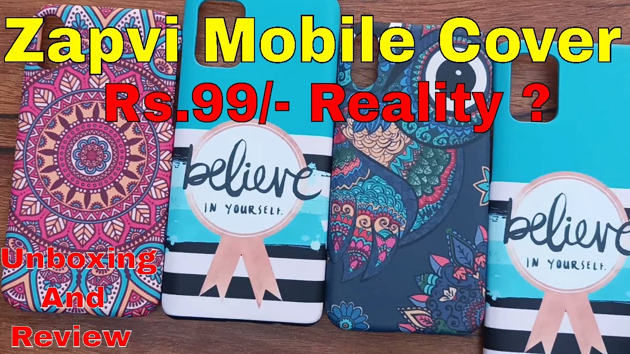 Zapvi Smartphone Case Review Zapvi Cover Unboxing & Review . YouTube