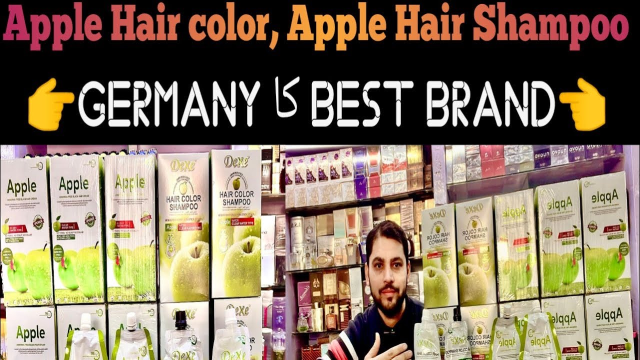 Apple Hair Color n Apple Hair Color Shampoo best brand in Germany| This color does not stick to skin