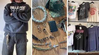 my accessories and vintage shopping vlog