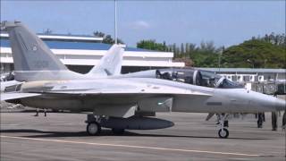 FA-50 Philippine Air Force Takeoff and Landing in Clark Airfield