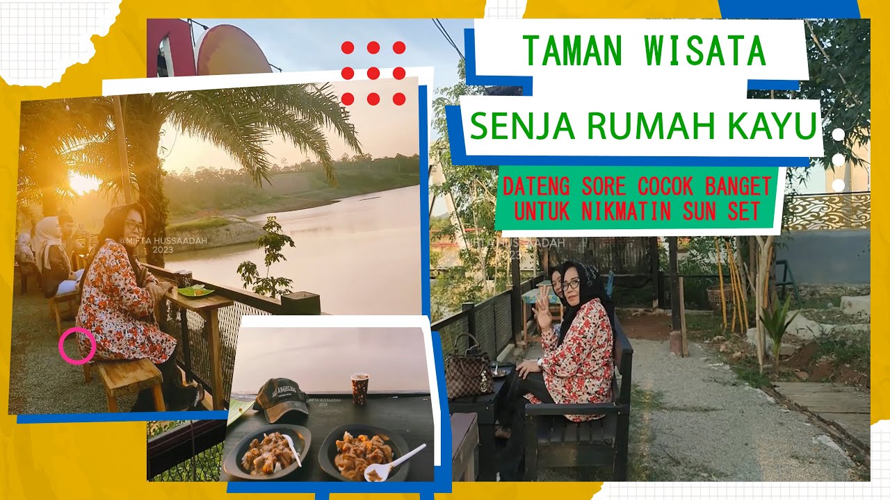 SENJA WISATA RUMAH KAYU || LOKASINYA GAK JAUH DARI BENDUNGAN WAY SEKAMPUNG PRINGSEWU LOH GUYS!