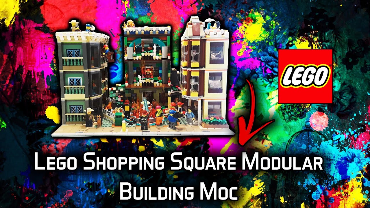 LEGO Shopping Square Modular Building Moc!!!