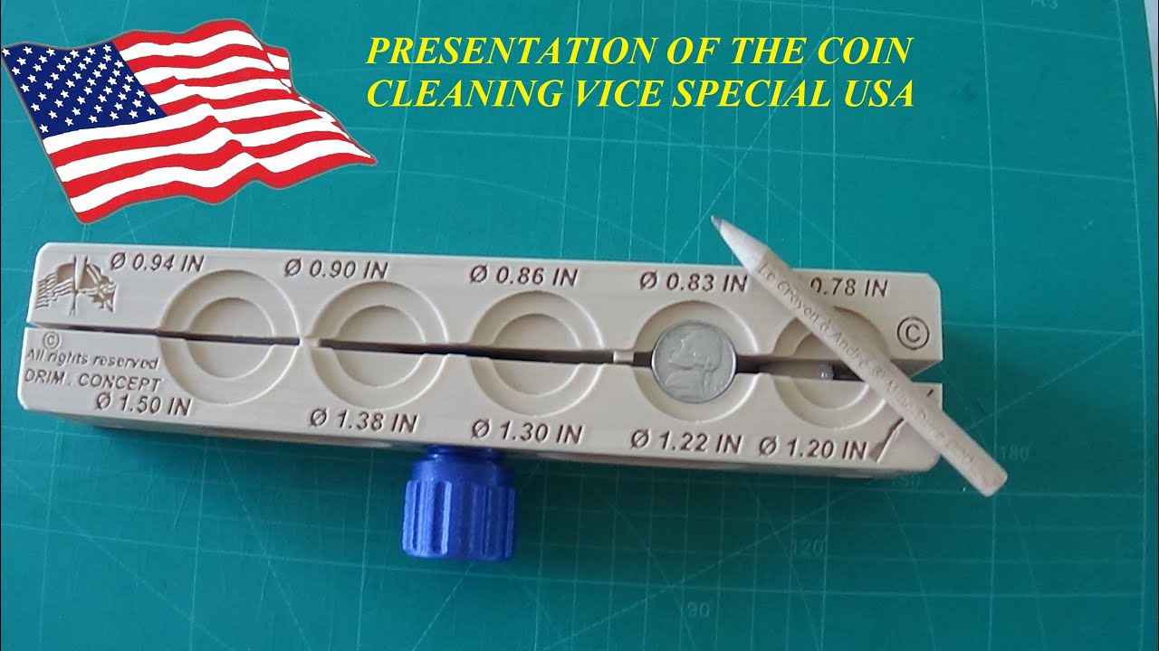 Presentation of the coin cleaning vice special USA YouTube