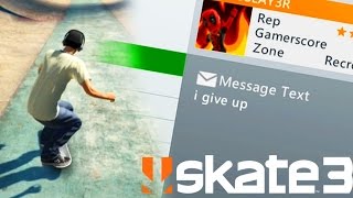 SKATE 3: 1V1 FAN GIVES UP!!!