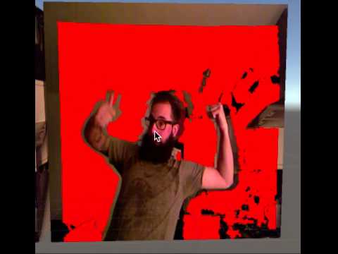 PopMovieTexture unity plugin kinect/libfreenect test