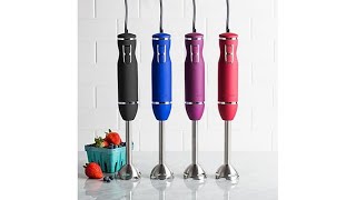 Chefman 300 Watt 2-speed Hand Blender With Silk Touch Finish And