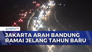 Jelang Tahun Baru: Lalu Lintas di Tol Cipularang Ramai Lancar, Jalur Arteri Karawang Padat