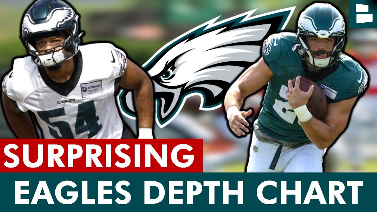 Eagles Release SURPRISING Depth Chart Before Preseason Week 1 vs. Bengals