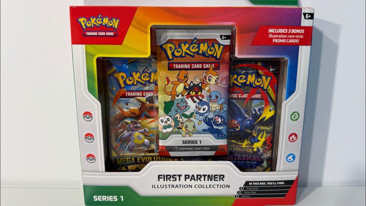 Pokmon TCG - First Partner Illustration Collection Box Opening Pokmon TCG - First Partner Illustration Collection Box Opening