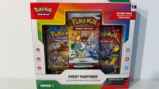 Pokémon TCG - First Partner Illustration Collection Box Opening