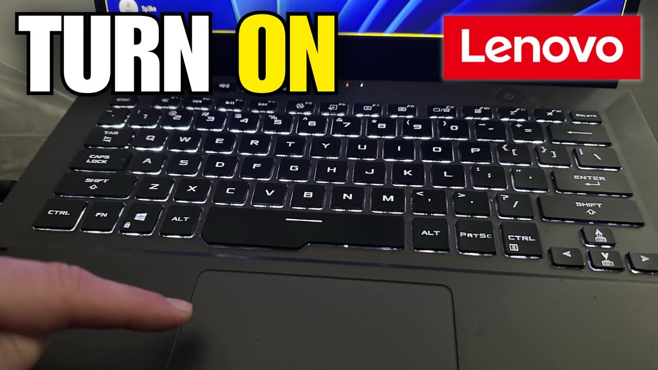 How To Turn On Keyboard Light On Lenovo Laptop - YouTube