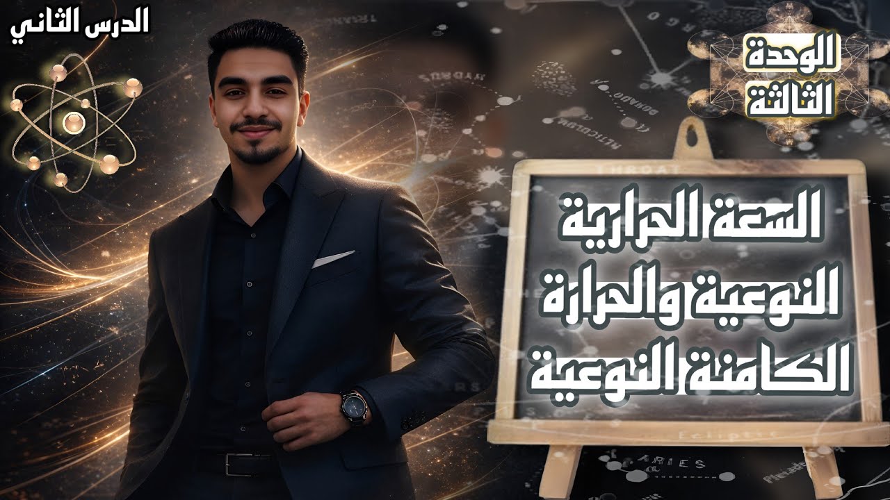 ​السعة الحرارية النوعية والحرارة الكامنة النوعية | فيزياء الصف العاشر - قطر 🇶🇦 مستر عمرو عبد المنعم 