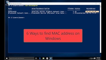 6 Ways to find a MAC address on Windows