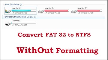 How to Convert FAT32 to NTFS WITHOUT FORMATTING & LOSING DATA.