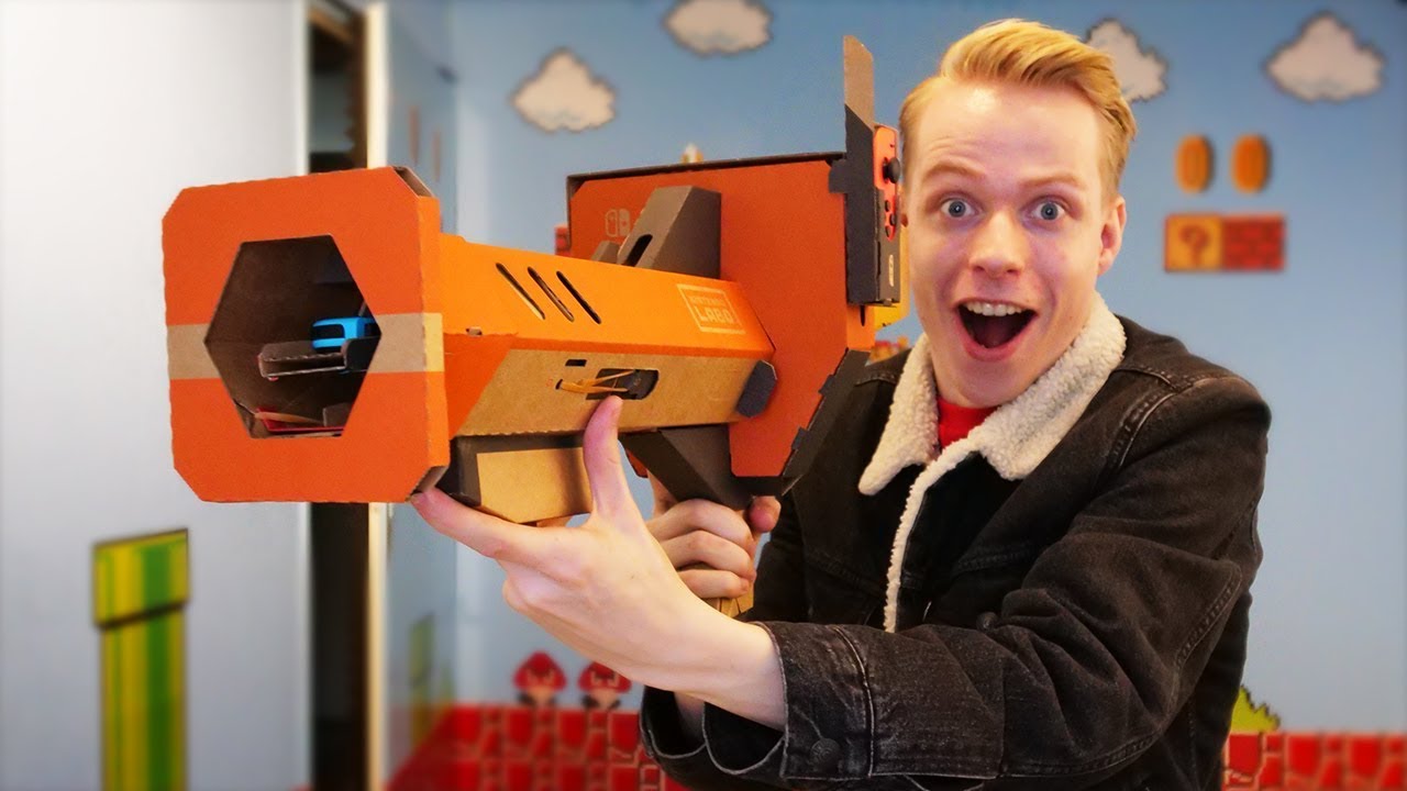 Nintendo Labo VR Blaster Gameplay! -