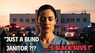 They Told The Blind Janitor To Stay Back—Until 5 Government Black SUVs Landed Demanding 'The Ghost'