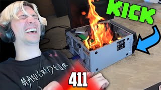 THESE MEMES MADE BY CHAT ARE HILARIOUS - xQc Stream Highlights #410